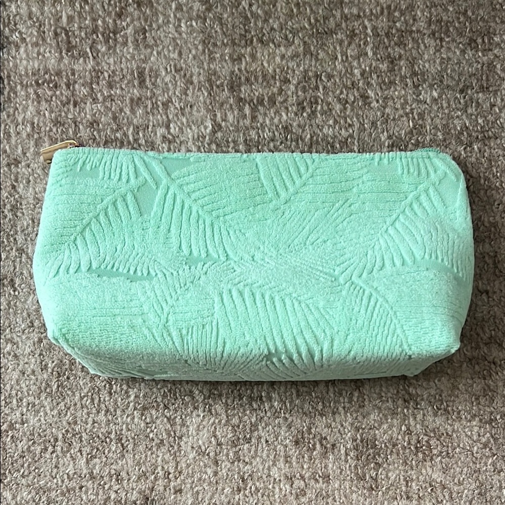 ❗️LAST 1❗️🤎5 For $25🤎 ULTA BEAUTY Neon Green Terry Cloth Makeup Cosmetic Bag
